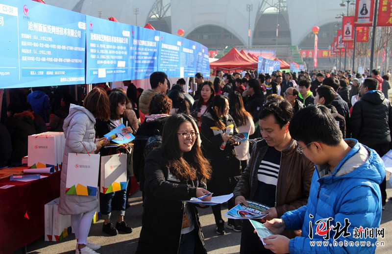 河北省滄州市舉行高校畢業(yè)生就業(yè)市場(chǎng)交流會(huì)