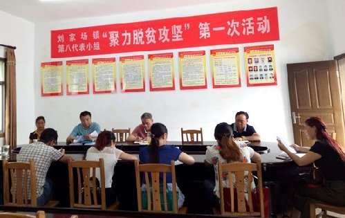 劉家場鎮(zhèn)第八代表小組“聚力脫貧攻堅(jiān)”第一次活動(dòng)