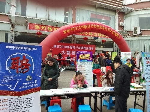 江西省樟樹市舉辦2018年春風(fēng)行動(dòng)暨就業(yè)扶貧大型招聘會(huì)