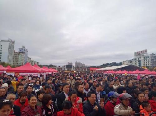 江西于都：“春風(fēng)行動”春季企業(yè)用工招聘會隆重開幕