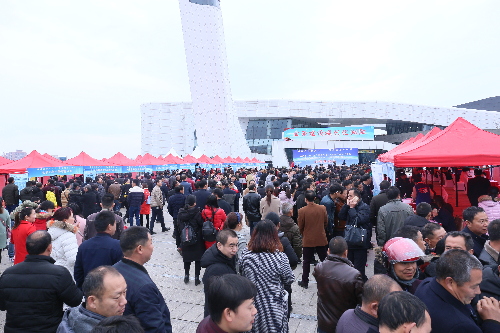 湖南省長沙市2018年“春風(fēng)行動”就業(yè)扶貧大型招聘會在瀏陽舉行