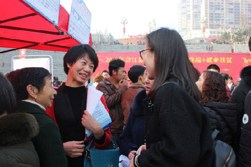 四川合江：2018年首場大型招聘會(huì)人氣火爆