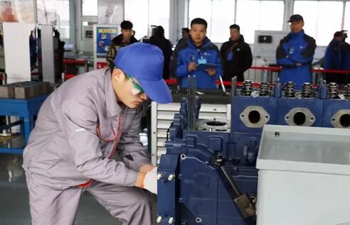 第45屆世賽重型車輛項目山東省選拔賽開賽