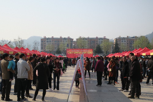 湖北省鄖西縣舉行“春風(fēng)行動”招聘會 43家企業(yè)攜崗四千余個