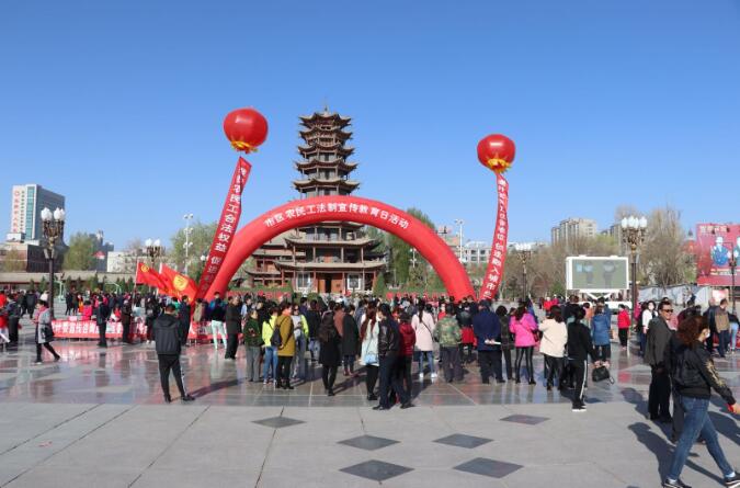 甘肅甘州：開展“農(nóng)民工法治宣傳教育日”活動