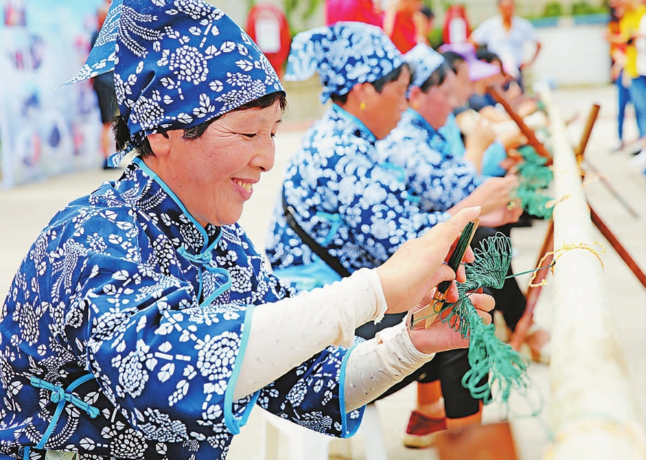 江蘇連云港：連島街道漁民賽絕活